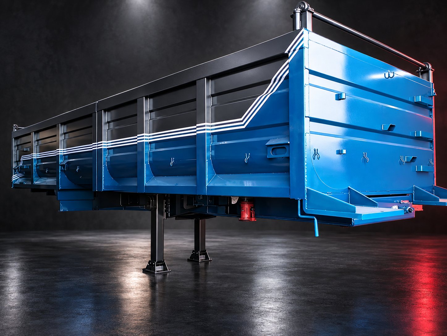 Volco azul para volqueta fabricado por Grupo El Imperio
